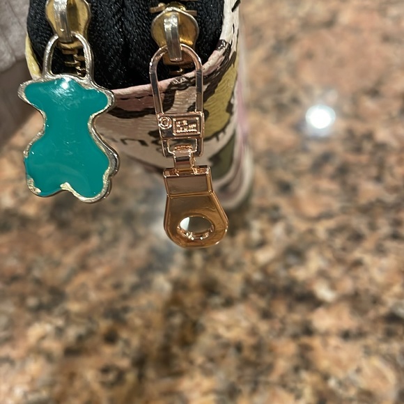 Tous Double Zip Wallet - Bears design - great colours & pattern - Picture 10 of 10